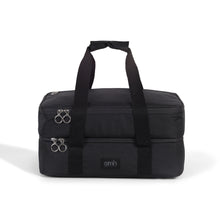 Load image into Gallery viewer, Black Double Decker Insulated Casserole Carrying Case