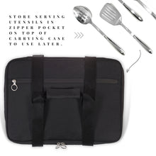 Load image into Gallery viewer, Black Insulated Casserole Carrying Case