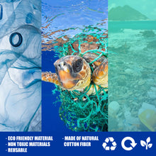 Load image into Gallery viewer, 6 pcs Ivory Cotton Canvas Craft Totes with Metallic Handles