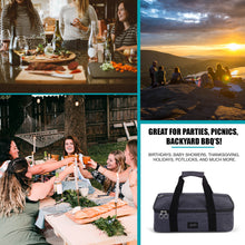 Load image into Gallery viewer, Burgundy Insulated Casserole Carrying Case