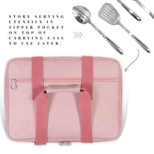 Load image into Gallery viewer, Pink Insulated Casserole Carrying Case